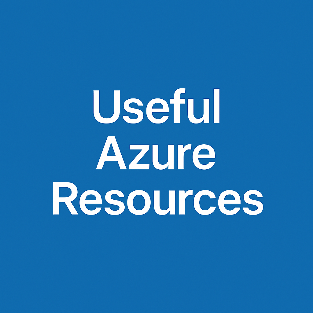 Useful Azure Resources – Cloud Build