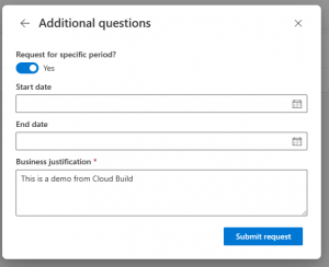Microsoft Entitlement Management – Request Access to an Access Package ...